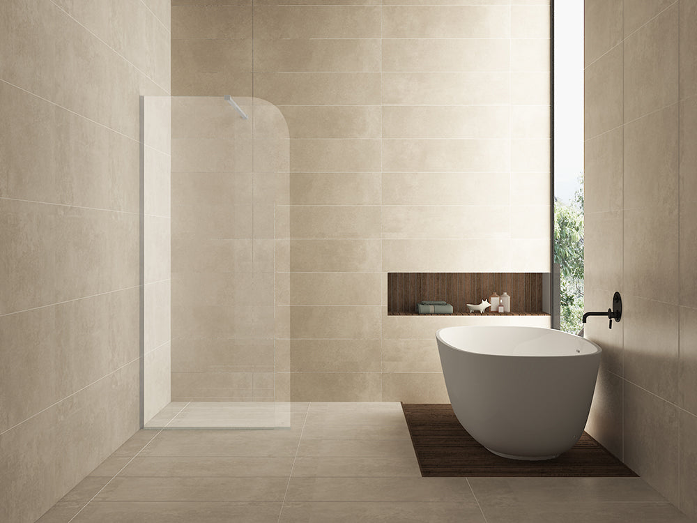 Curvea inloopdouche 80x200cm 8mm Nano helder glas