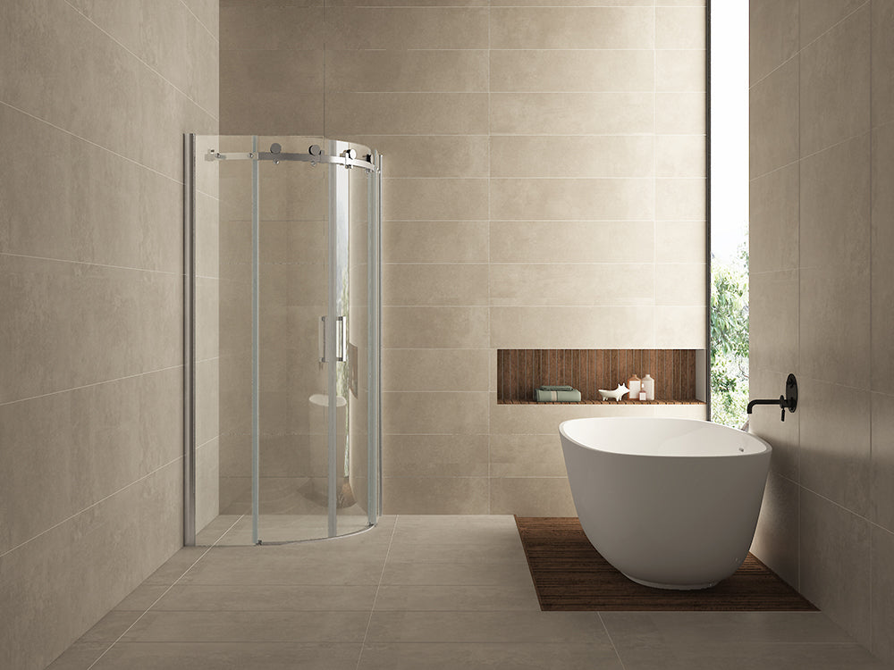 Entra douchecabine kwartrond met 2 schuifdeuren 90x90x200cm 8mm Nano helder glas Chroom - detailfoto