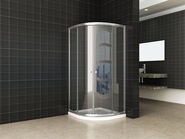 Wiesbaden Eco 1/4 ronde douchecabine | 80x80x190cm | 5mm veiligheidsglas