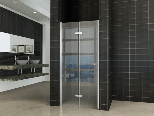 Wiesbaden Maki vouwbare nisdeur | 80x202cm links | 8 mm NANO glas