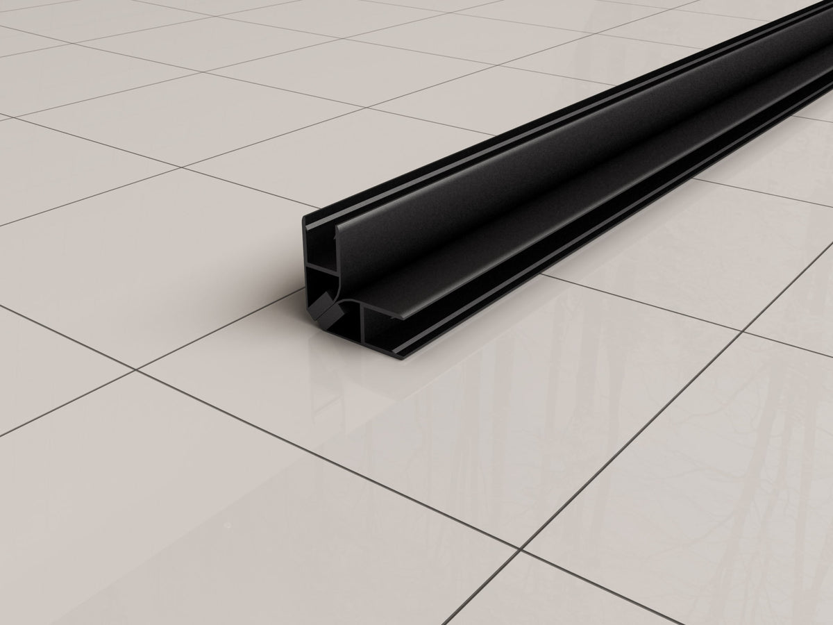 Skyline magneetstrip Voor cabine 8mm Zwart