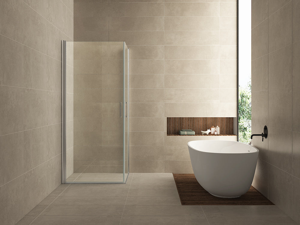 Salone douchecabine met 2 draaideuren 100x100x200cm 8mm Nano helder glas Chroom