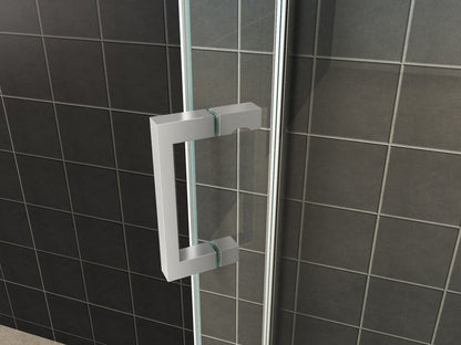 Wiesbaden 5-hoek douchecabine 8mm NANO 900x900x2000 - WDtegels