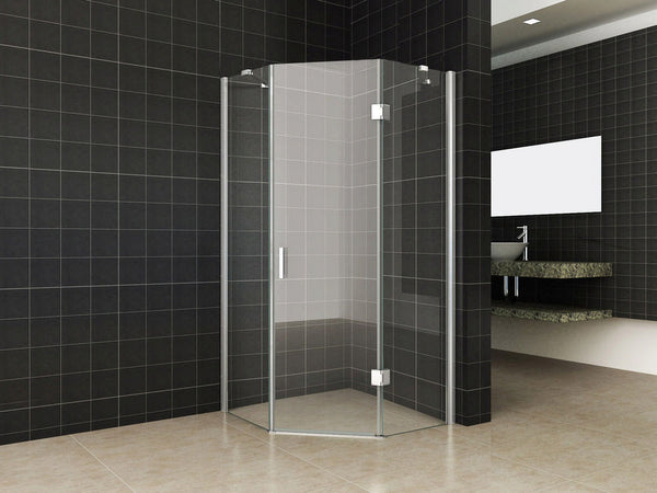 Wiesbaden 5-hoek douchecabine | 100x100x200cm | 8mm nano veiligheidsglas