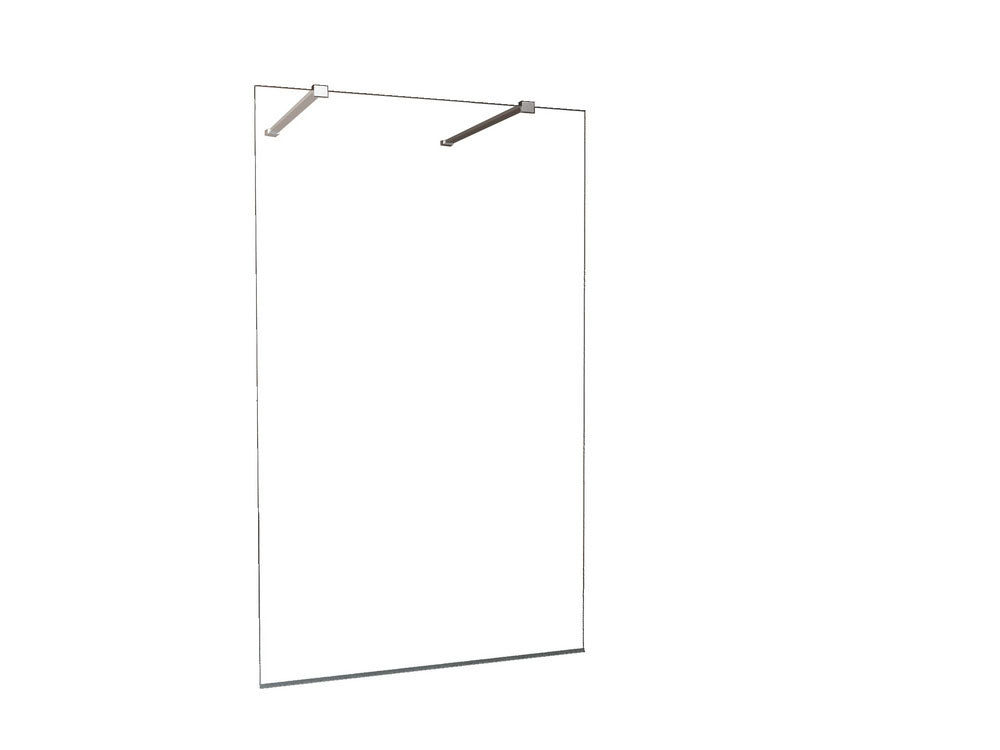 Wiesbaden inloopdouche vrijstaand 140x200 cm - 8mm NANO glas - WDtegels