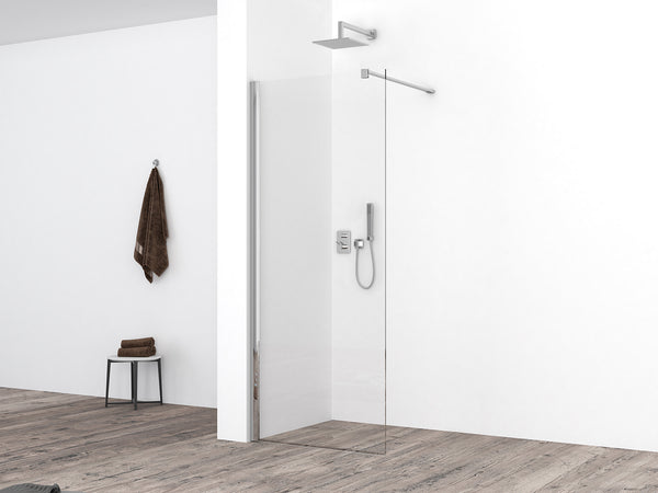 Comfort inloopdouche 700 x 2000 x 10 mm nano helder glas/chroom