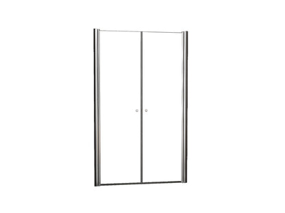 Wiesbaden dubbele pendeldeur in nis 80x200 cm 6 mm NANO glas - WDtegels