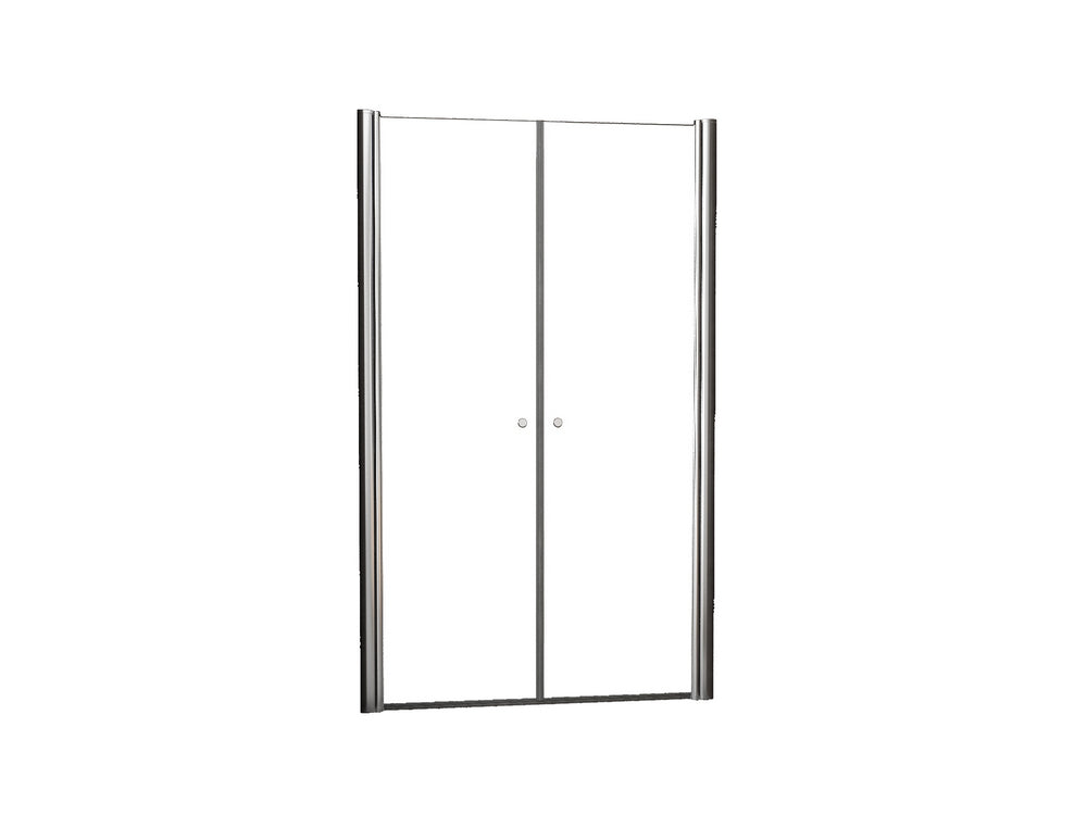 Wiesbaden dubbele pendeldeur in nis 90x200 cm 6 mm NANO glas - WDtegels