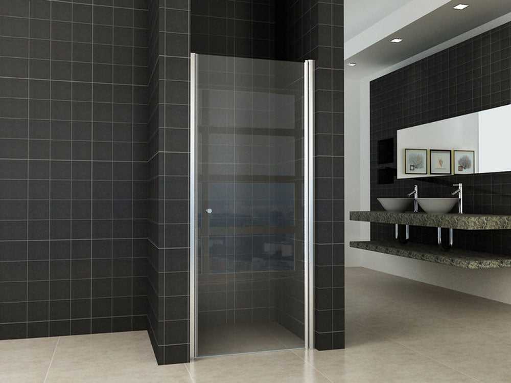 Wiesbaden nisdeur met profiel 80x202 cm 8 mm NANO glas - WDtegels