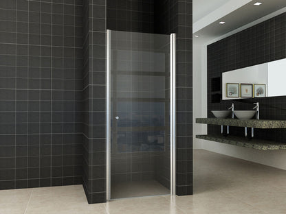 Wiesbaden nisdeur met profiel 80x202 cm 8 mm NANO glas - WDtegels