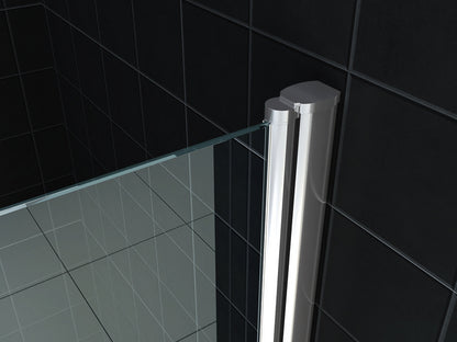 Between nisdeur 1000 x 2000 x 8 mm nano helder glas/chroom - WDtegels