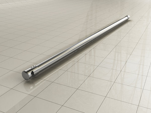 Wiesbaden chrome 3-piece stabilizer bar 120cm