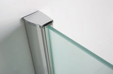 Muurprofiel type 1 200cm Chroom - detailfoto