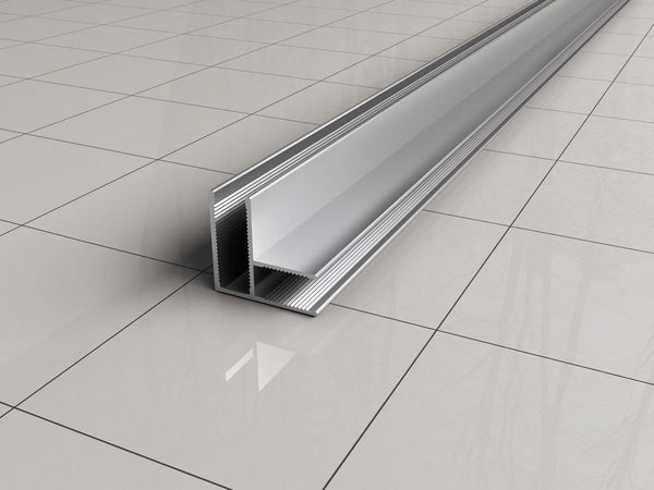 Wiesbaden corner profile for glass wall 1x200cm chrome
