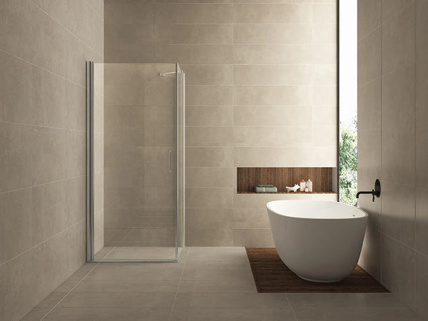 Douchecabine Wiesbaden met swingdeur 100x100cm 8mm NANO coating