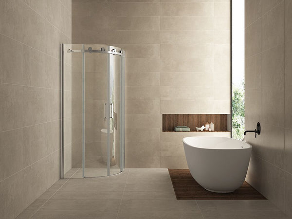 Wiesbaden Shower Enclosure | 2 Sliding Doors | 90x90x200cm | 8mm Nano Safety Glass