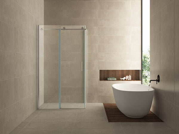 Pared Douchecabine | 1 schuifdeur | 120x80x200cm | 8mm nano helder glas/chroom