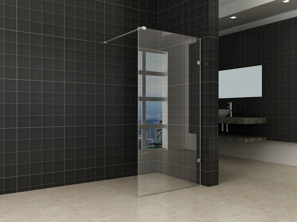 Wiesbaden profielloze inloopdouche 90x200 cm - 8mm NANO glas