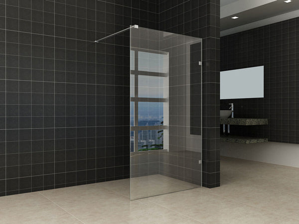Wiesbaden profielloze inloopdouche 100x200 cm - 8mm NANO glas