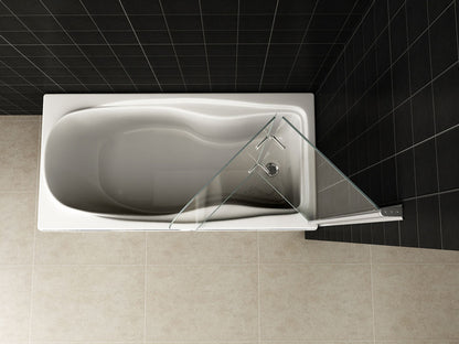 Wiesbaden badwand 2-delig inklapbaar 100x140 cm - WDtegels