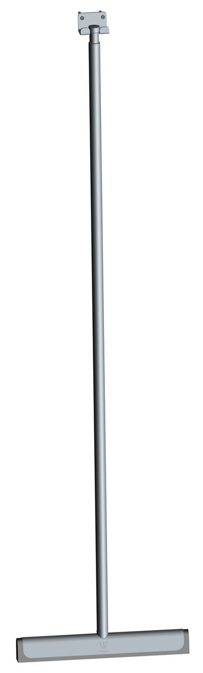 Wiesbaden luxe chroom badkamer-vloerwisser+ophanging - WDtegels