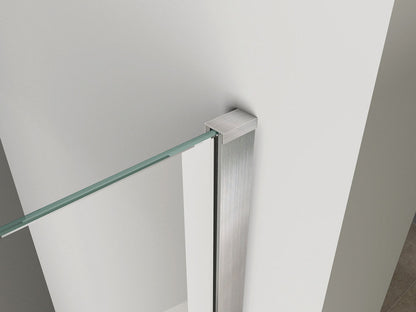 Wiesbaden inloopdouche met RVS profiel 100x200 cm - 10mm NANO glas - WDtegels