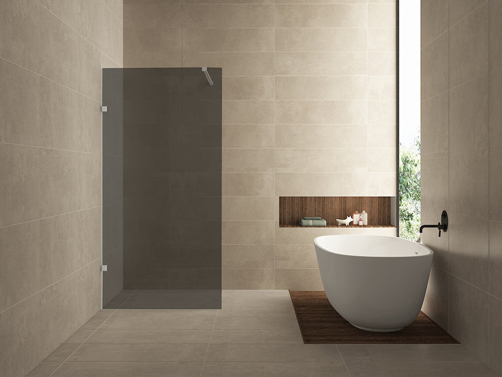 Less glass plate 1200 x 2000 x 8 mm nano smoked glass