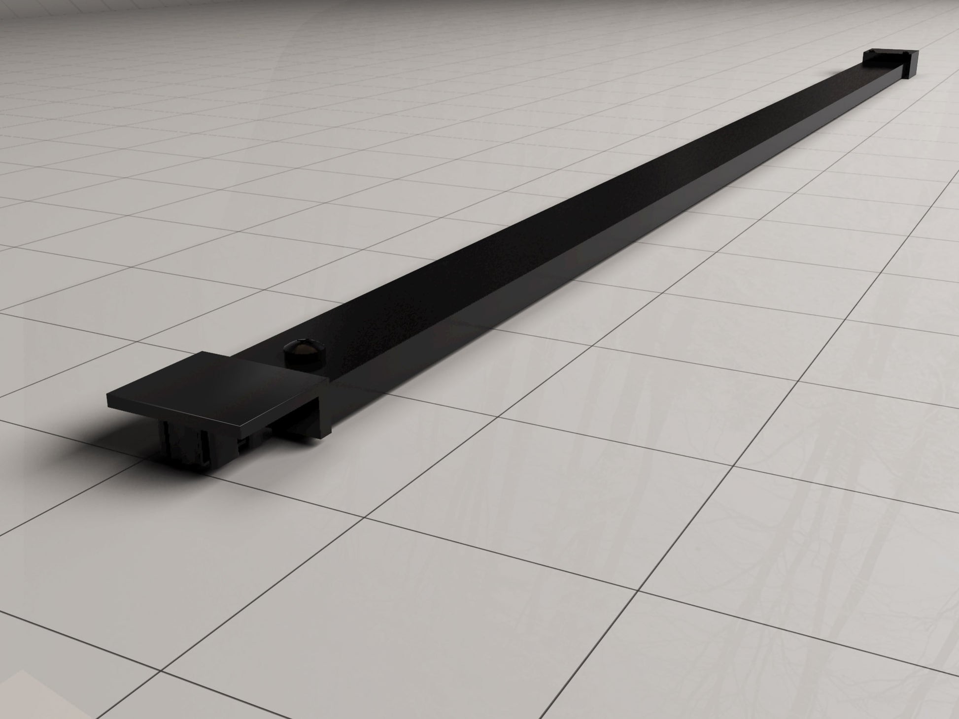 Maaz stabilisatiestang 120 cm mat zwart - WDtegels