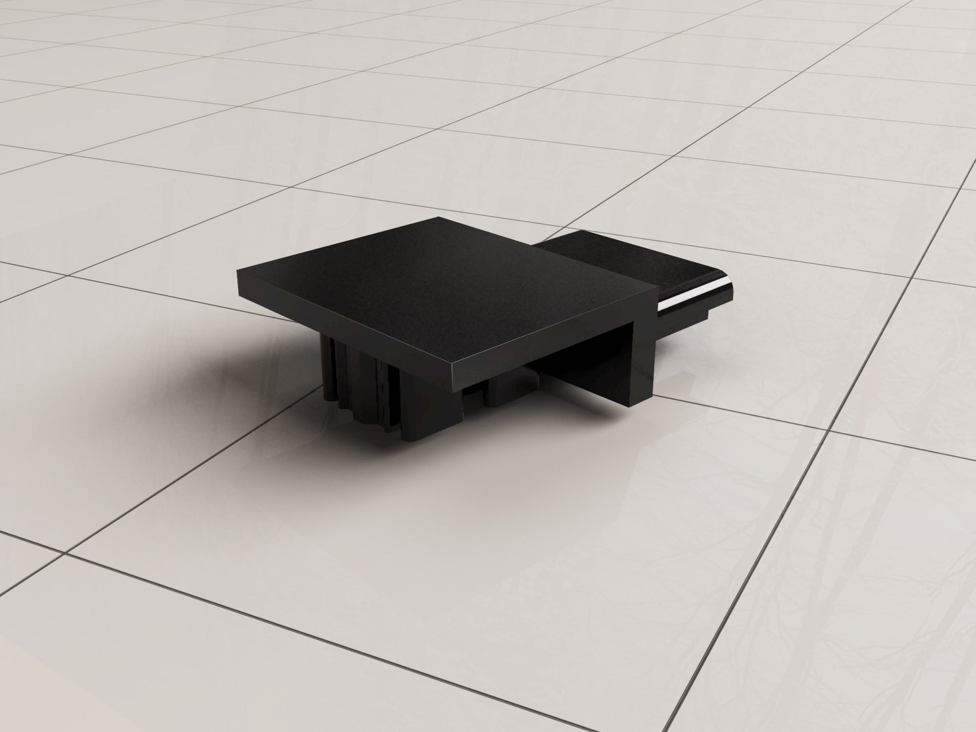 Maaz stabilisatiestang 120 cm mat zwart - WDtegels