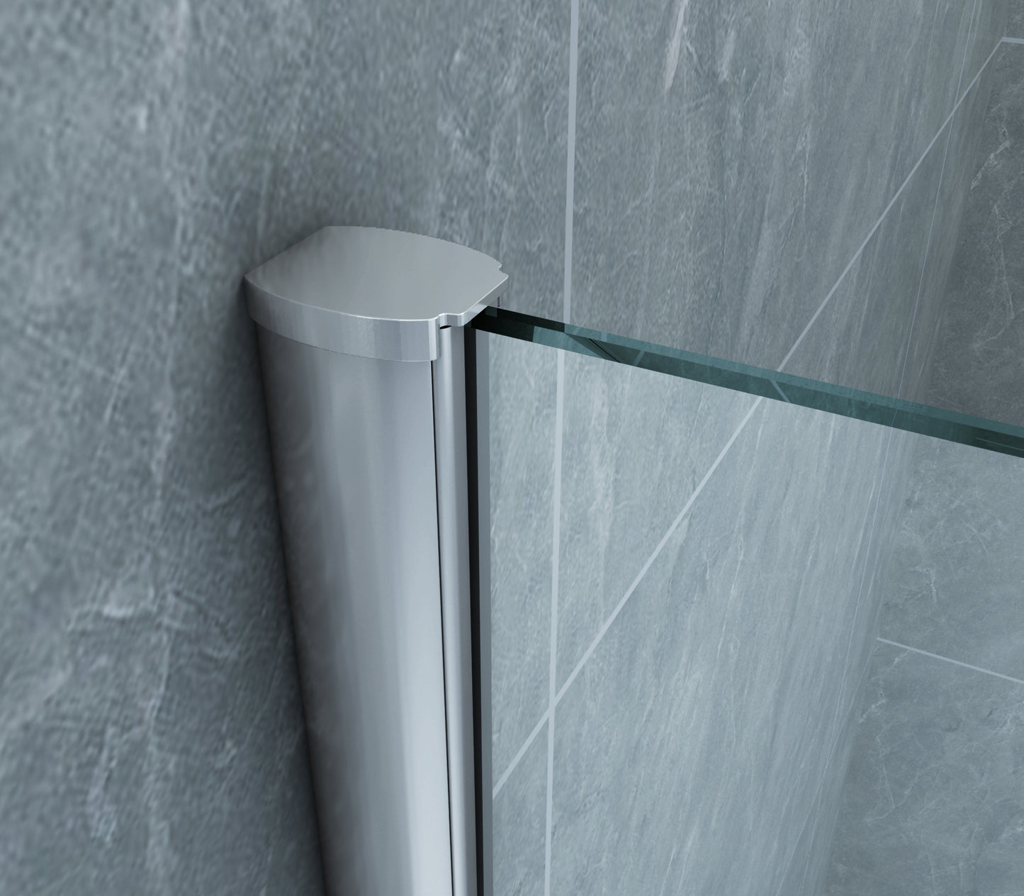 Wiesbaden Eco zijwand voor Eco nisdeur | 100x195cm | 6mm - WDtegels