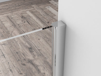 Eco inloopdouche 90x220cm 8mm Nano helder glas Chroom - sfeerbeeld