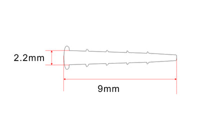Maattekening Kunststof opvulstrip 2mm x 200cm Transparant