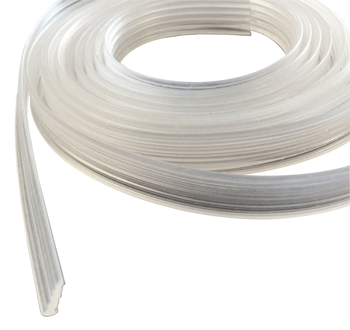 Kunststof opvulstrip 2mm x 200cm Transparant