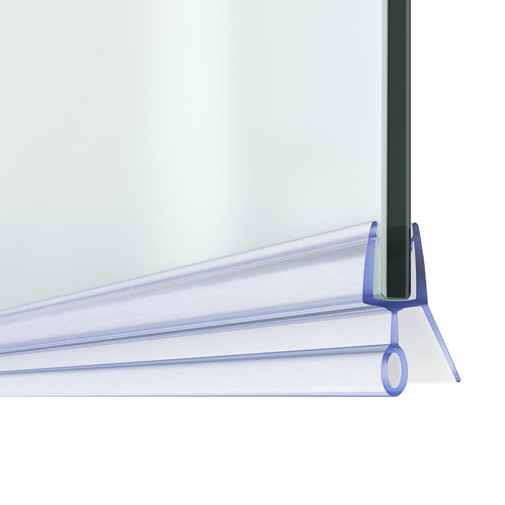 Rubber strip tbv onderzijde 1/4 rond enkele deur - WDtegels
