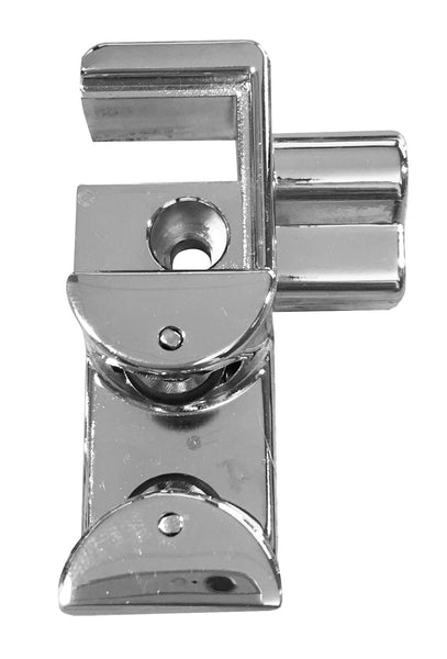 chrome metal door guide door left