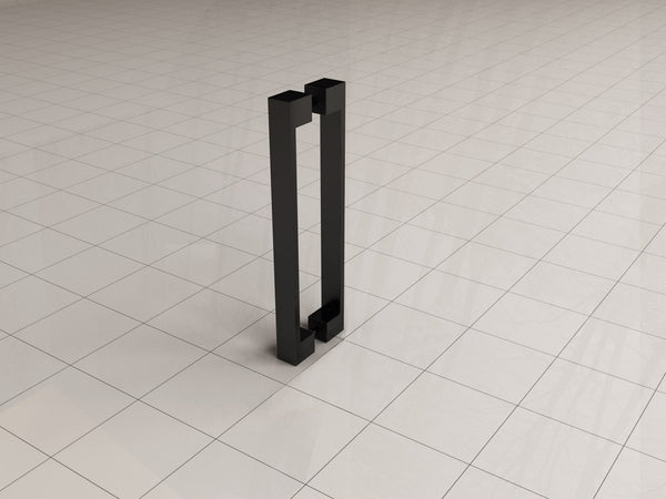 Manilla de puerta tipo 5 22,5 cm negro mate