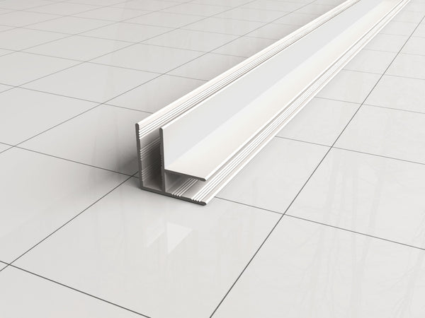Perfil de esquina delgado 2000 x 10 mm blanco mate