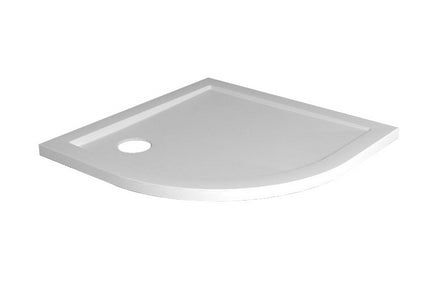 Wiesbaden Douchebak acryl 1/4 rond | 90x90x4cm | Wit