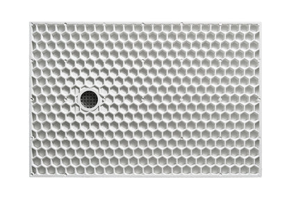Stonea douchebak antislip composiet 800x900x30 mm inkortbaar mat wit - WDtegels