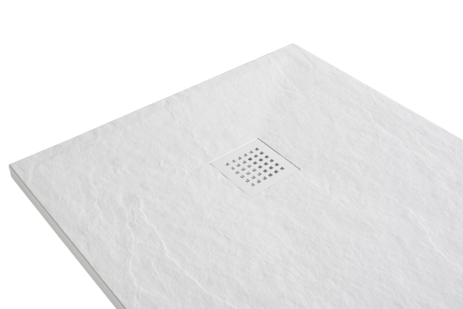 Stonea douchebak antislip composiet 800x1400x30 mm inkortbaar mat wit - WDtegels