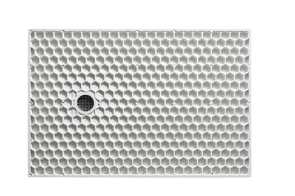 Stonea douchebak antislip composiet 900x1600x30 mm inkortbaar mat wit - WDtegels
