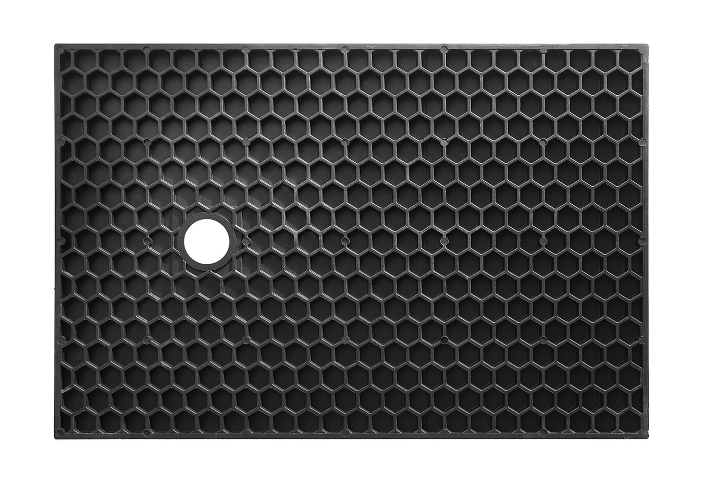 Stonea douchebak antislip composiet 800x900x30 mm inkortbaar mat zwart - WDtegels