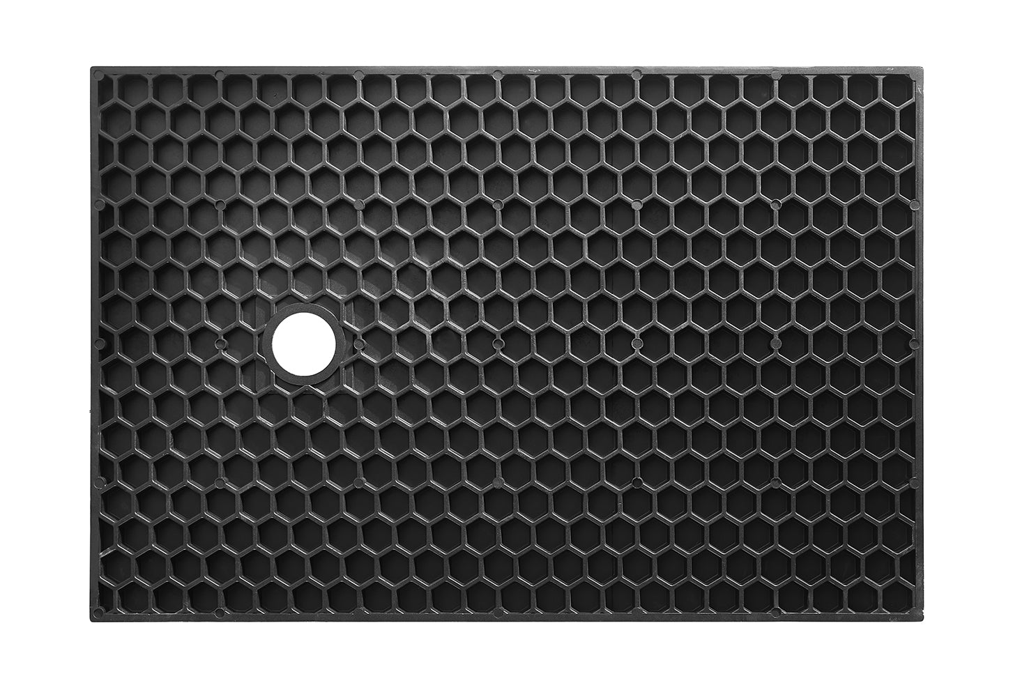 Stonea douchebak antislip composiet 800x1200x30 mm inkortbaar mat zwart - WDtegels