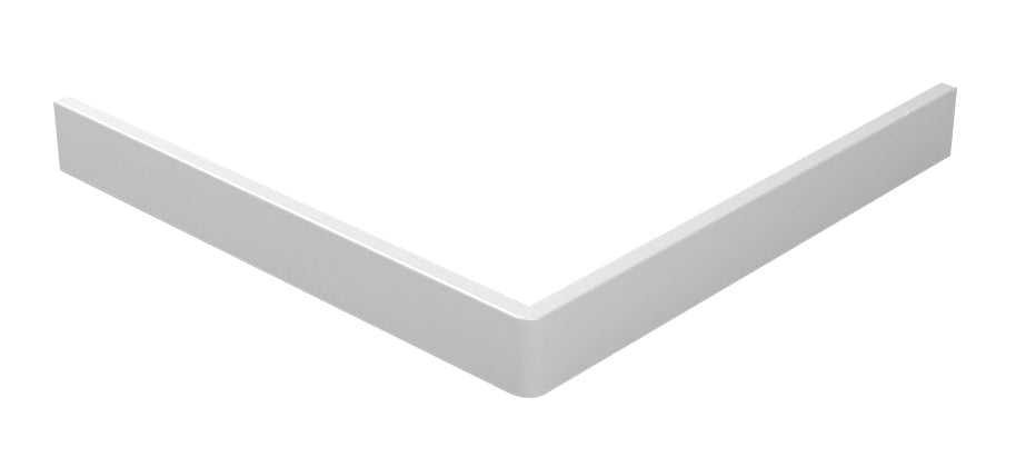 Voorzetpaneel met poten voor vierkante douchebak 90x90x4cm Glans wit - detailfoto