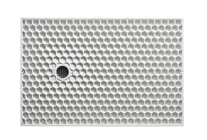 Stonea douchebak antislip composiet 100x100x3cm Inkortbaar Mat wit - productfoto