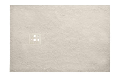 Stonea douchebak antislip composiet 100x120x3cm Inkortbaar Beige