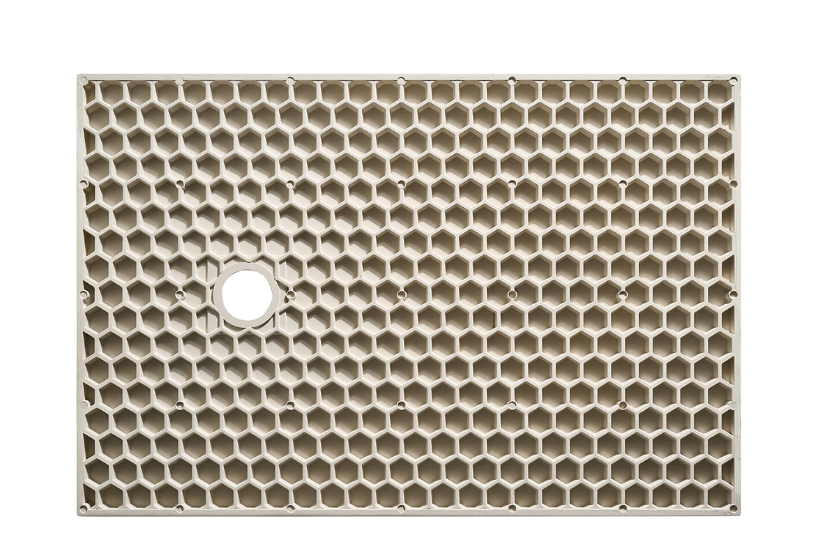 Stonea douchebak antislip composiet 100x120x3cm Inkortbaar Beige - productfoto