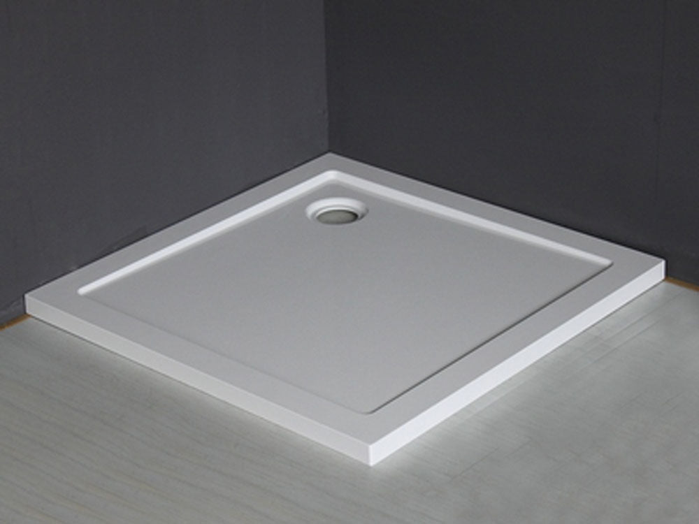 Wiesbaden luxe douchebak SMC vierkant 900x900x40 wit - WDtegels