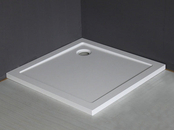 Wiesbaden luxe douchebak SMC vierkant | 90x90x4cm | Wit