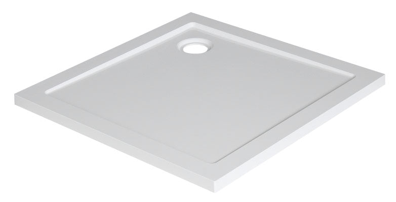 Wiesbaden luxe douchebak SMC vierkant | 90x90x4cm | Wit